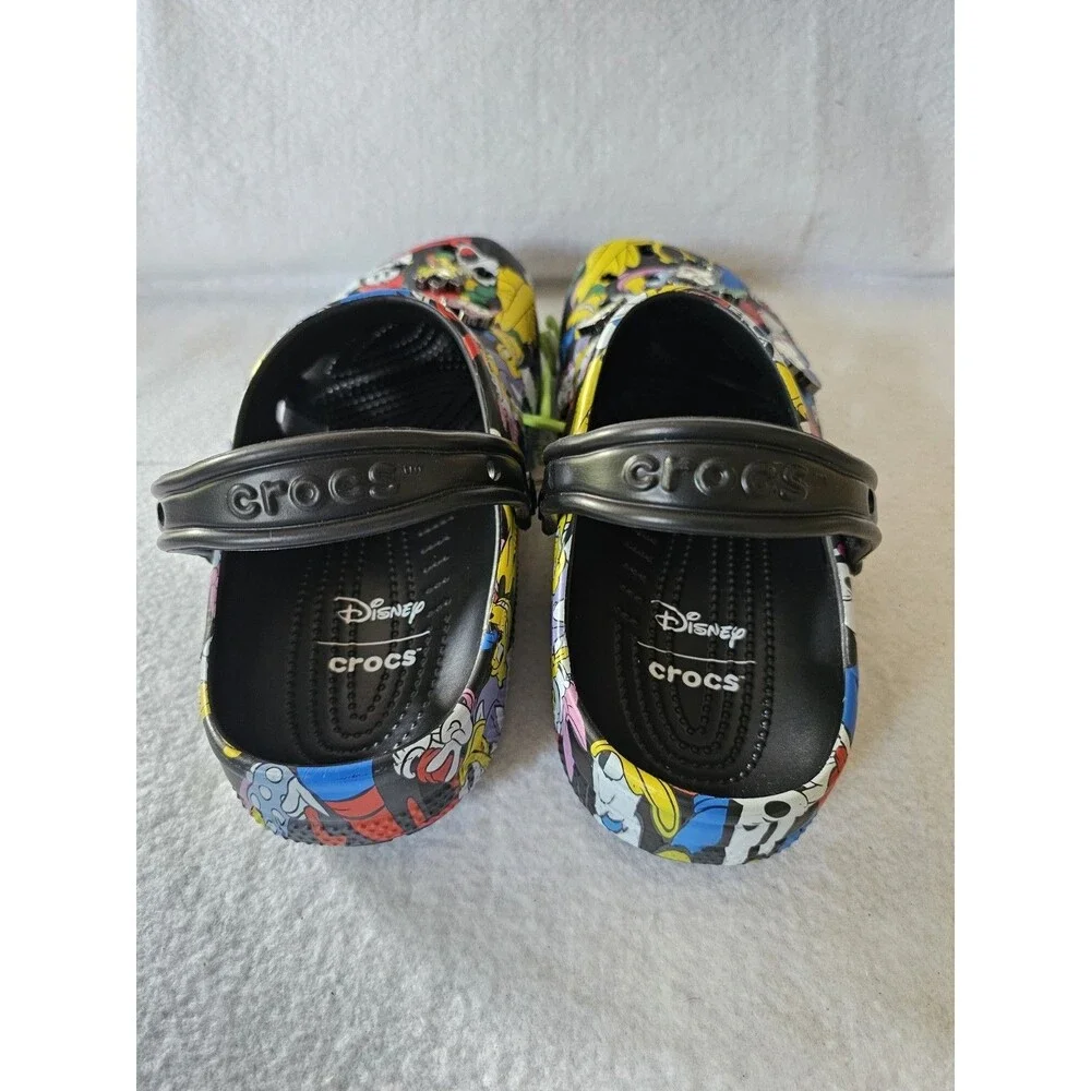 Crocs Disney Mickey And Friends Classic Clog Mens M11 Black NWT 21148290H